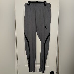 Jordan Gray Activewear Dri-Fit Men’s Track Pants Size Medium